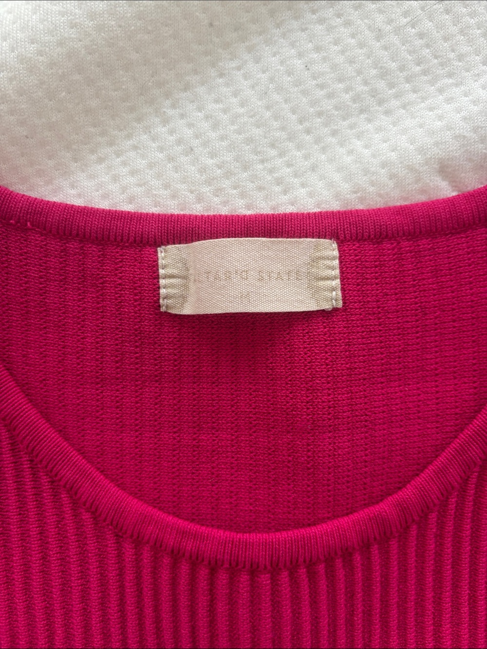Altar'd State Hot Pink Ribbed Tank - Picture 2 of 3